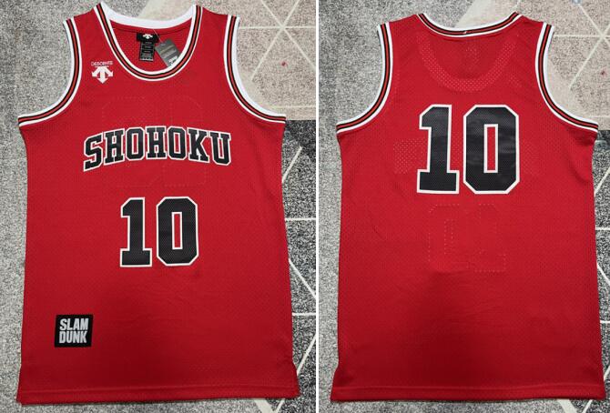 Men's Stitched SLAM DUNK Costume Shohoku Basketball Jerseys