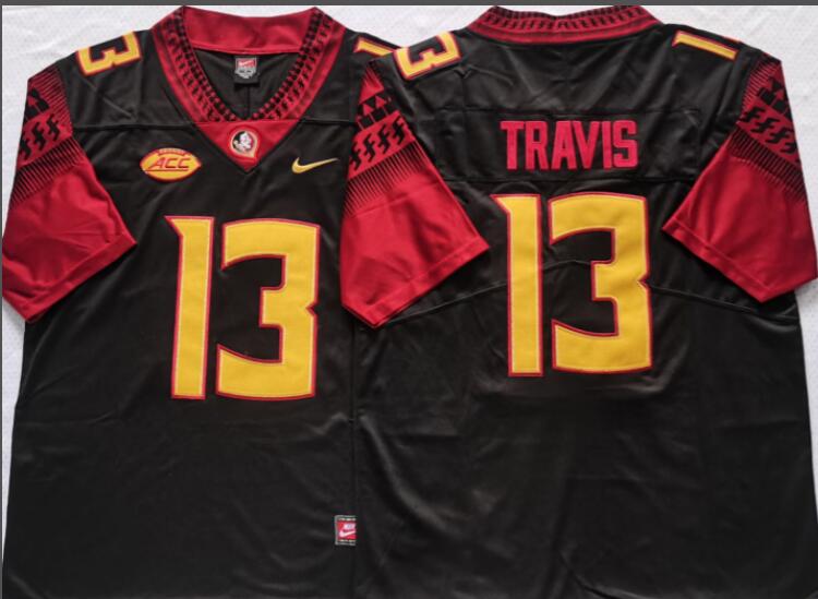 Florida State Seminoles  #13 TRAVIS Men's jersey