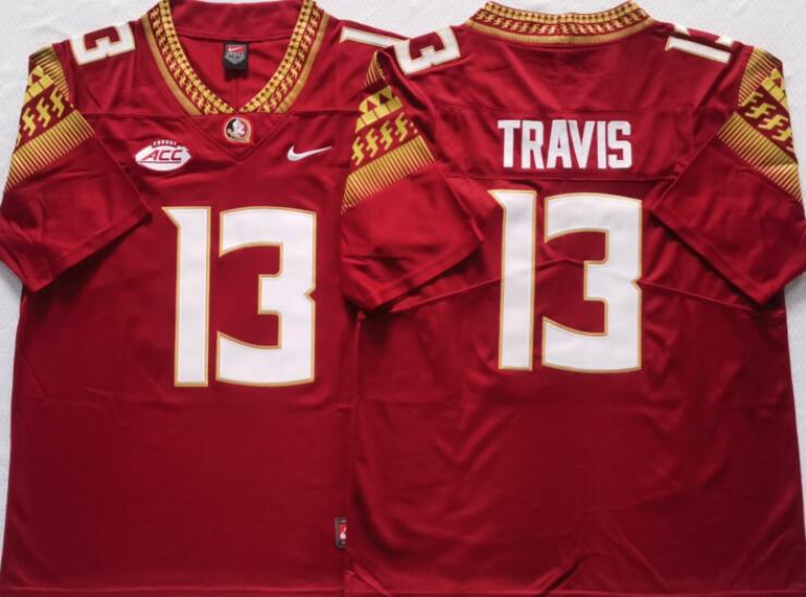 Florida State Seminoles  #13 TRAVIS Men's jersey