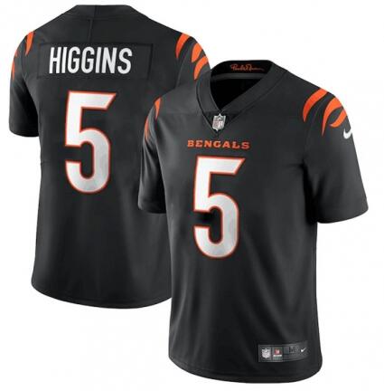 Men's Cincinnati Bengals Tee Higgins Stitched Vapor Limited Jersey