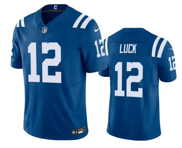 Men's Indianapolis Colts #12 Andrew Luck Stitched Football Jersey