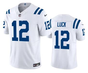 Men's Indianapolis Colts #12 Andrew Luck Stitched Football Jersey