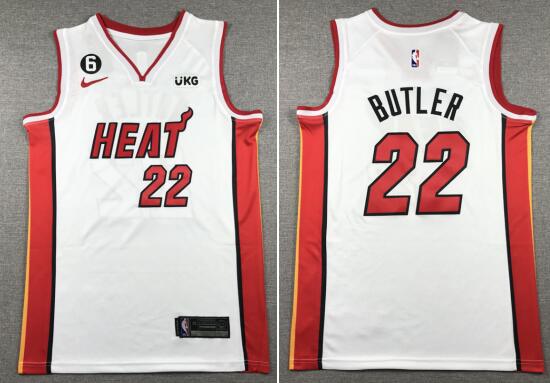 Mens Basketball Jerseys Miami Heat Butler Jordan 22 Stitched Jersey