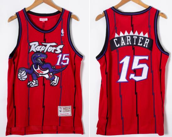 Men's Toronto Raptors Vince Carter Mitchell & Ness stitched Jersey