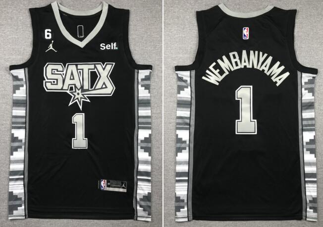 San Antonio Spurs Men's  Wembanyama stitched jersey
