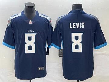 Men's Tennessee Titans #8 Will Levis  Stitched Jersey