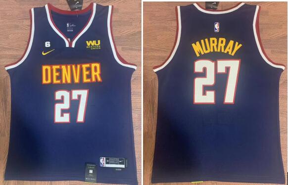 Men's Denver Nuggets #27 Jamal Murray Stitched jersey