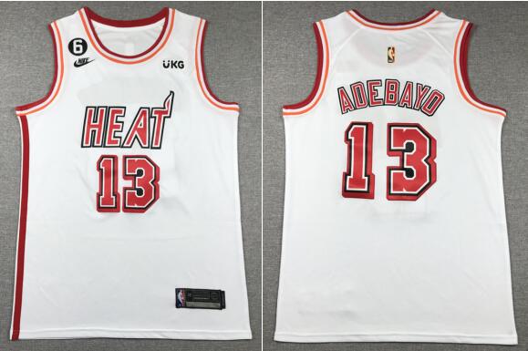 Men's Miami Heat Bam Adebayo stitched jersey