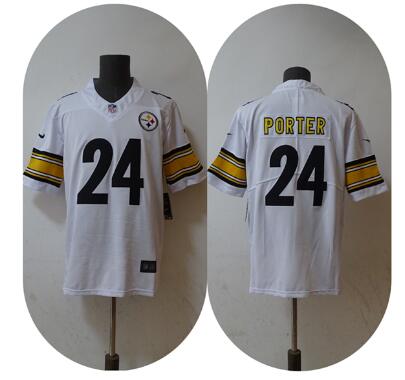 Men's Pittsburgh Steelers #24 Joey Porter Jr.  2023   Vapor Untouchable Limited Stitched Jersey