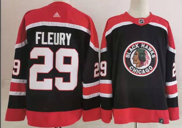 Men's Marc-Andre Fleury Chicago Blackhawks stitched Jersey