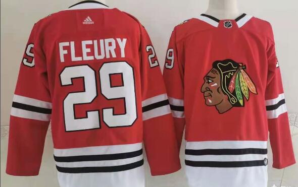 Men's Marc-Andre Fleury Chicago Blackhawks stitched Jersey