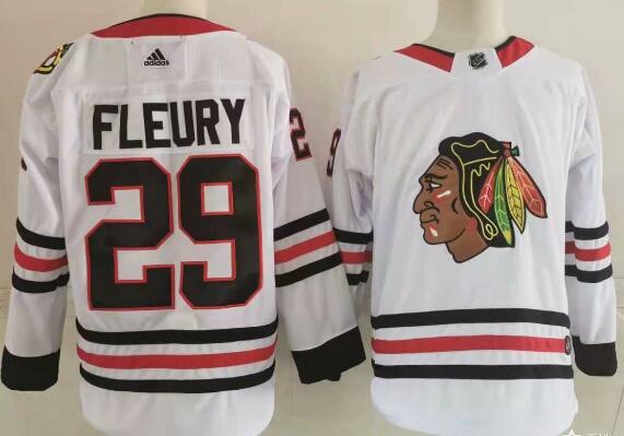 Men's Marc-Andre Fleury Chicago Blackhawks stitched Jersey