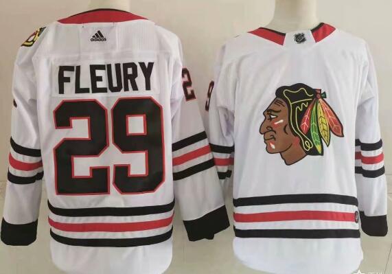 Men's Marc-Andre Fleury Chicago Blackhawks stitched Jersey