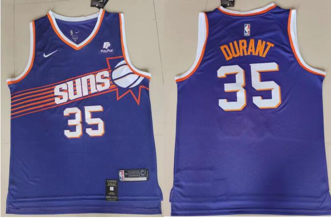 Men's Phoenix Suns #35 Kevin Durant  2023 24 stitched Jersey