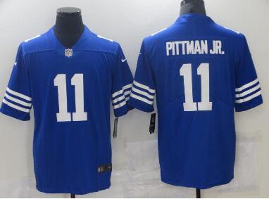 Men Indianapolis Colts 11 Pittman jr  Nike Stitched NFL Jersey