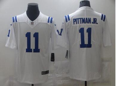 Men Indianapolis Colts 11 Pittman jr  Nike Stitched NFL Jersey
