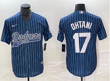 Men's Los Angeles Dodgers #17 Shohei Ohtani   Stitched Baseball Jersey