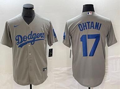 Men's Los Angeles Dodgers #17 Shohei Ohtani   Stitched Baseball Jersey