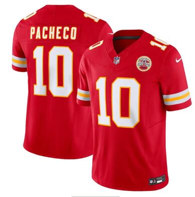 Men's Kansas City Chiefs #10 Isiah Pacheco Limited  Vapor Jersey