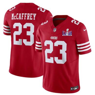Men's San Francisco 49ers #23 Christian McCaffrey  Stitched Jersey