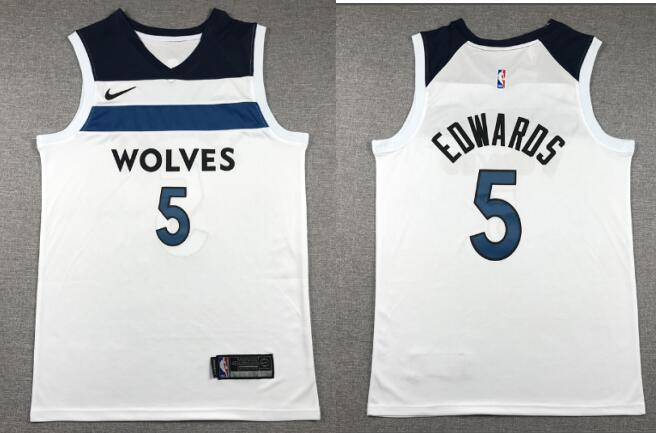 Men's Minnesota Timberwolves Anthony Edwards stitched Jersey