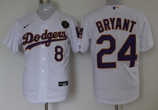 Men Kobe Bryant Stitched Baseball Jersey