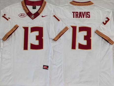 Florida State Seminoles   #13 TRAVIS Men's Jersey