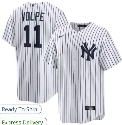 Men's New York Yankees Anthony Volpe Nike stitched Jersey