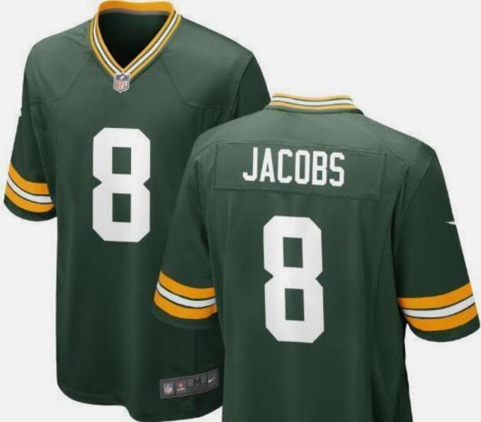 Josh Jacobs Packers Green Men Jersey  All Stitched