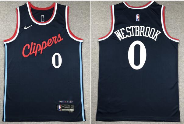 Men's Russell Westbrook clippers jersey