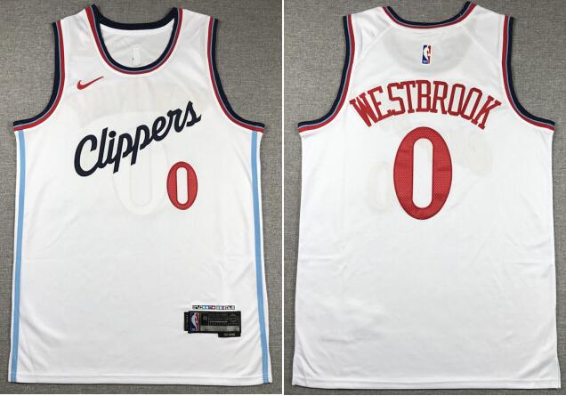 Men's Russell Westbrook clippers jersey