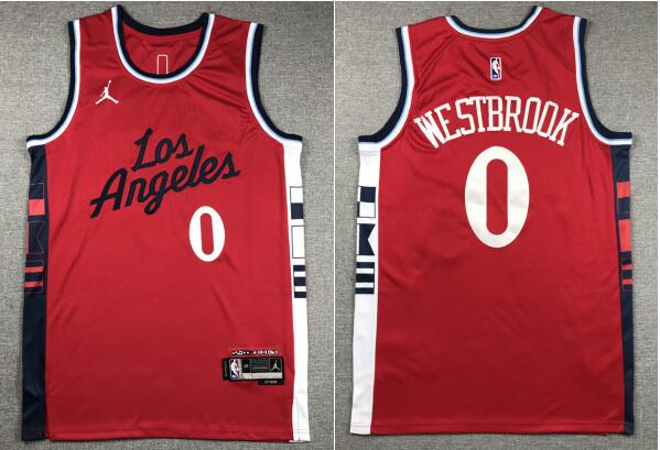 Men's Russell Westbrook clippers jersey