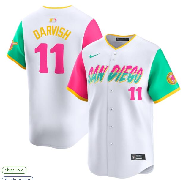 Men's Yu Darvish San Diego Padres Nike City Connect Limited Player Jersey