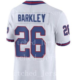 Newest 2018 Draft First Round Pick 26 Saquon Barkley  Rush Football Jersey