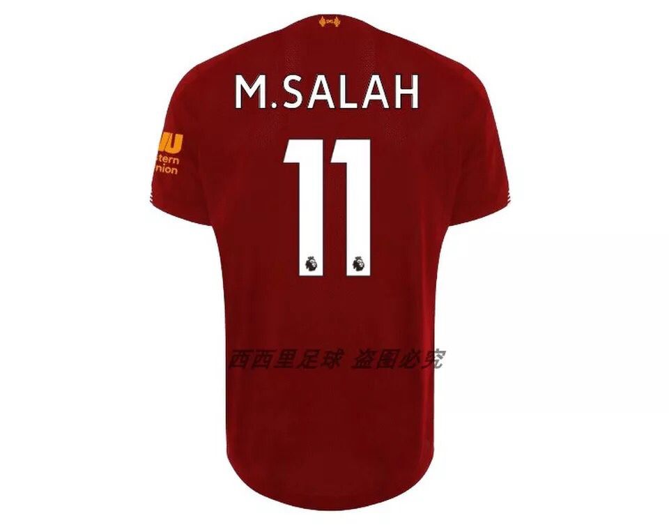 2019/20 New Balance Mohamed Salah Liverpool Home Jersey for Men