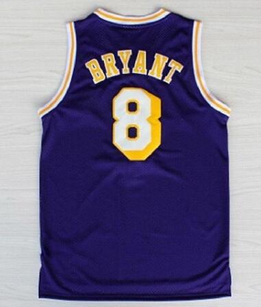 Men #8 Kobe Bryant Basketball Jerseys Stitched