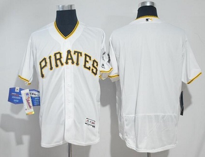 Pittsburgh Pirates Bank White Baseball Jersey