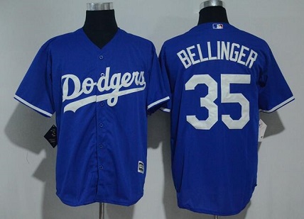Men Los Angeles Dodgers 35# Bellinger Jersey