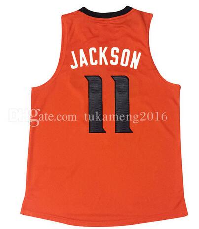 New 11 Josh Jackson 2017 New Embroidery Logo Orange