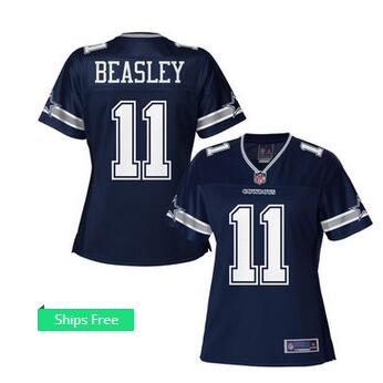 NFL Pro Line Women's Dallas Cowboys Cole Beasley Team Color Jersey