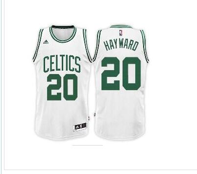 Boston Celtics #20 Gordon Hayward Home White New Swingman Jersey