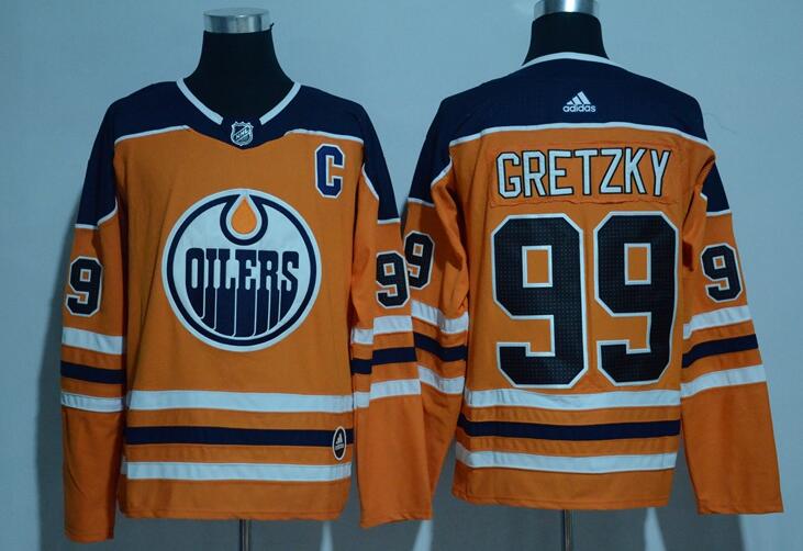 Adidas Men Edmonton Oilers Wayne Gretzky 99  Hockey Jersey