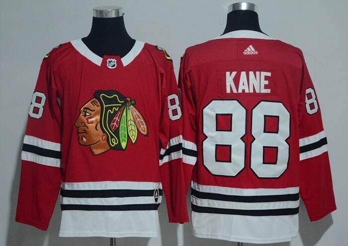 Adidas Men Chicago Blackhawks #88 Patrick Kane red Ice hockey Jersey