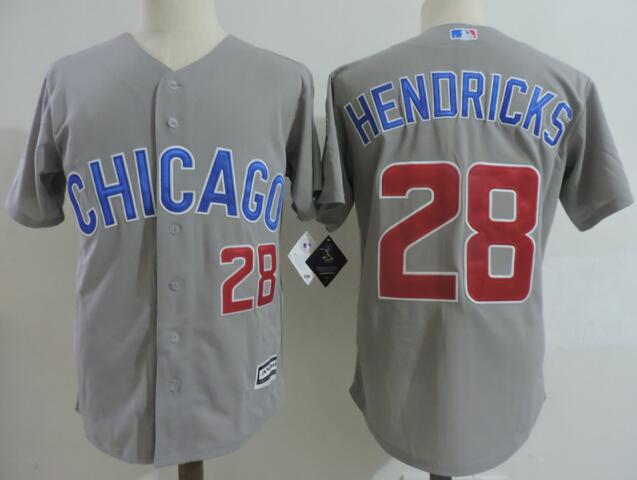 Men's Chicago Cubs Kyle Hendricks Gray  Baseball Jersey