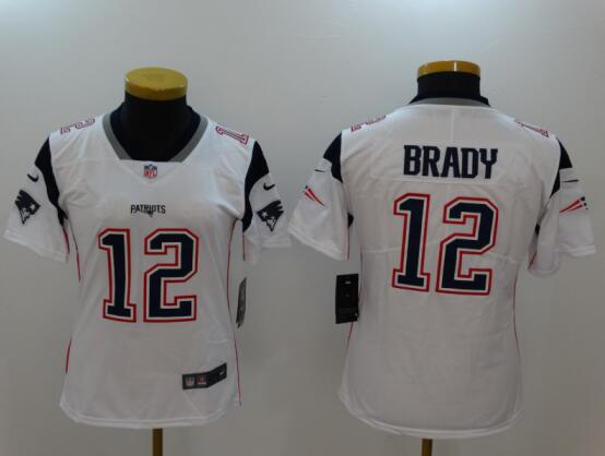 Women 12 Tom Brady Football Jerseys