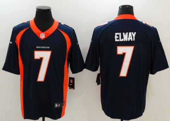 Denver Broncos 7 John Elway blue  football jersey
