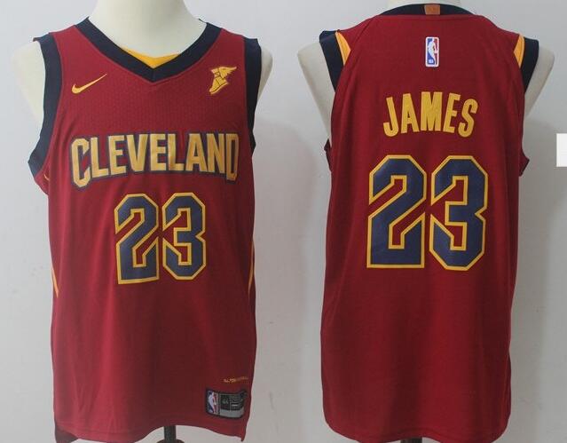 Nike Mens Cleveland 23 Lebron James Basketball Jerseys