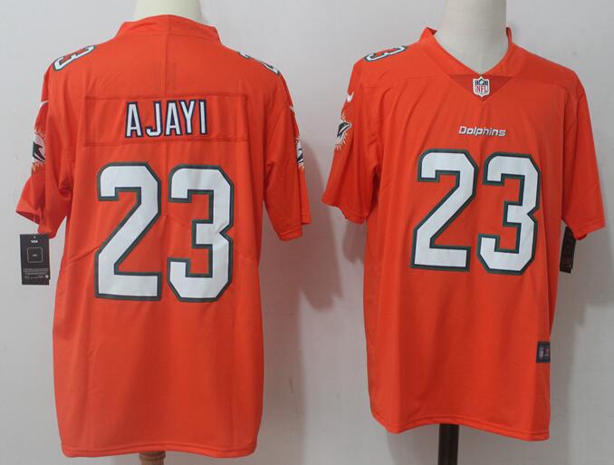 Men's Miami Dolphins Jay Ajayi Nike Orange Vapor Untouchable Color Rush Player Jersey