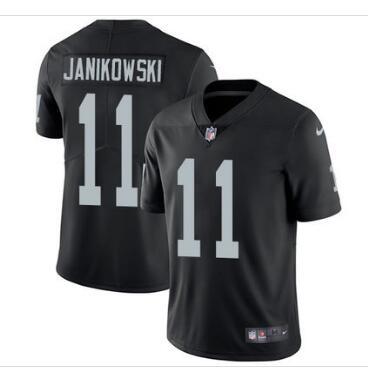Nike Oakland Raiders #11 Sebastian Janikowski Black Team Color Men's Stitched NFL Vapor Untouchable Limited Jersey