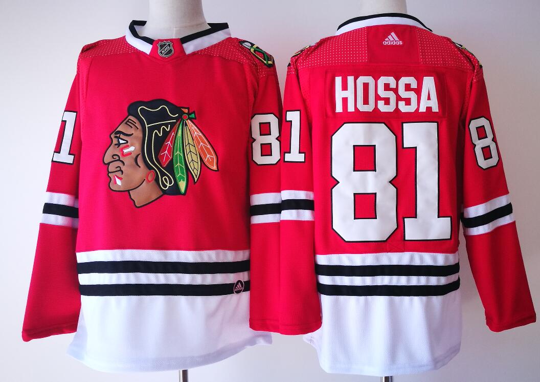 Adidas Men Chicago Blackhawks #81 Marian Hossa Red NHL jerseys